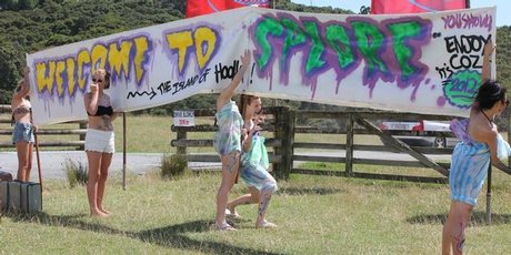 Welcome to Splore. Photo / Liam Gold