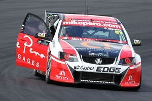 Greg Murphy celebrates his V8 SuperTourers win. Photo / Supplied