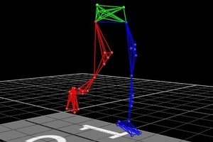 A computer-generated skeletal form of Helen Twose is seen here. Photo / Supplied