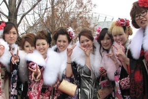 Young Japanese women view seijin no hi as their door to freedom from parental constraints. Photo / Ian D Robinson