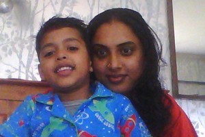Ranjeeta Sharma son Akash took out restraining orders on husband Diwesh who pleaded guilty to killing her. Photo / Christine Cornege