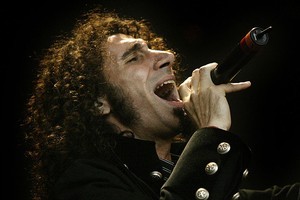 Serj Tankian performs with System of a Down at the 2005 Big Day Out. Photo / Richard Robinson
