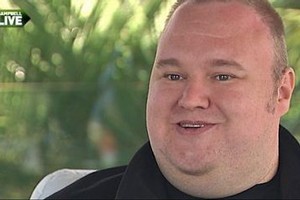 'I'm no criminal,' Kim Dotcom told John Campbell on television tonight. Photo / TV3
