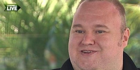 'I'm no criminal,' Kim Dotcom told John Campbell on television tonight. Photo / TV3