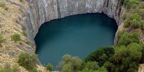 More than 50,000 miners dug deep to create the Big Hole during Kimberley's diamond rush of the late 1800s. Photo / Chris Pritchard