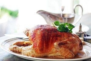 Roast chicken. Photo / Doug Sherring
