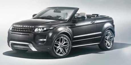 The Evoque coupe-based convertible concept will be unveiled at the Geneva Motor Show. Photo / Supplied