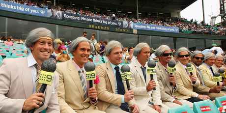 Often imitated, never beaten. Richie Benaud has remained the standard-bearer of Australian cricket commentary for decades. Photo / Getty Images