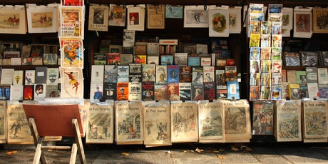 A Parisian bouquiniste. Photo / Supplied