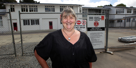 Principal Sandra Aitken will open the year with six new classrooms. Photo / Doug Sherring