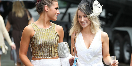 Racing these days is as much about fashion as fillies. Photo / Getty Images