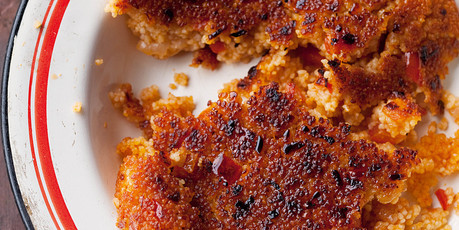 Couscous with tomato and onion. Photo / Jonathan Lovekin