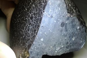 The rock from Mars that landed in the Sahara Desert. Photo / AP