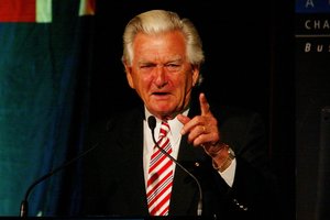 Bob Hawke. Photo / NZ Herald