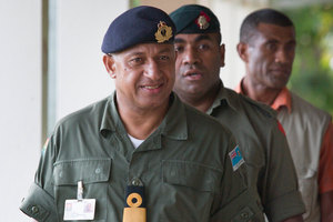 Commodore Frank Bainimarama. Photo / Greg Bowker