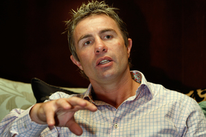 Justin Marshall has a lot of potential as a rugby commentator but can't stop talking. Photo / Brett Phibbs