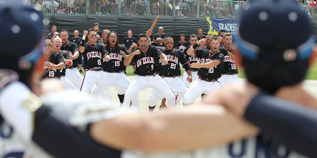 The Black Sox perform the haka. Photo / Getty Images