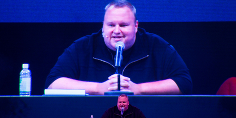 Kim Dotcom has won the right to sue the Government. Photo / Richard Robinson