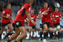 Join us here for live updates of tonight's Super 15 match between the Hurricanes and the Crusaders from Westpac Stadium. Photo / Getty Images.
