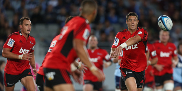 Join us here for live updates of tonight's Super 15 match between the Hurricanes and the Crusaders from Westpac Stadium. Photo / Getty Images.