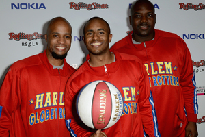 Basketball's entertainers, the Harlem Globetrotters, are returning to New Zealand. Photo / Getty Images.