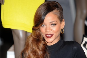 Rihanna at the launch of the Rihanna for River Island collection at the Oxford Street River Island store.Photo / Getty Images