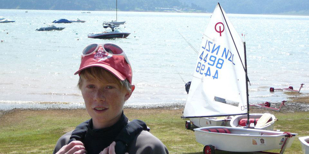 Nick Egnot-Johnson has represented his country at Optimist regattas worldwide. This is his last year in the class. Photo / Supplied