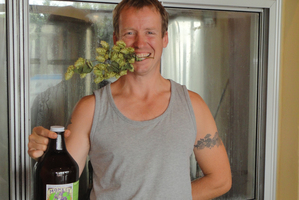 Mat Elmhirst from Monkey Business Brewery. Photo / Supplied