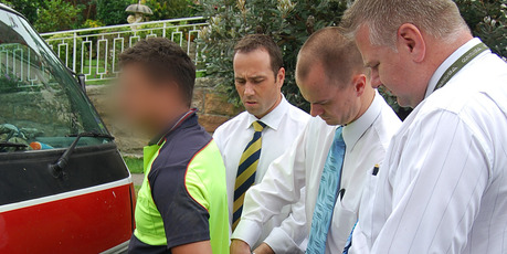 Postlewaight was arrested in 2009 on an accessory to murder charge. Photo / Supplied