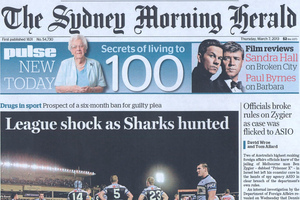 Headline writers across the ditch must be thanking their lucky stars to have landed in pun heaven. Photo / Supplied