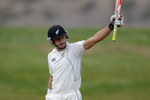 Neil Wagner celebrates New Zealand XI's victory against England. Photo / Getty Images