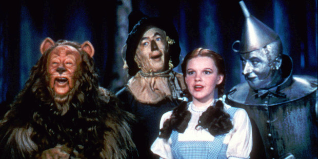 The 1939 Wizard of Oz with Judy Garland as Dorothy. Photo / AP