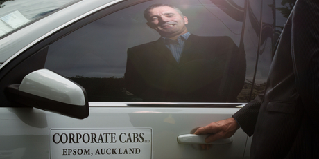 Colin Samson says Corporate Cabs has grown from 120-owner drivers to 400 in the space of 14 years. Photo / Richard Robinson