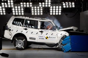 The Mitsubishi Pajero was just awarded five stars by the Australasian New Car Assessment Program (ANCAP) .
