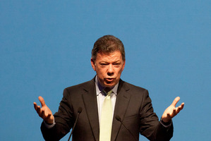 Colombian President Juan Manuel Santos. Photo / AP