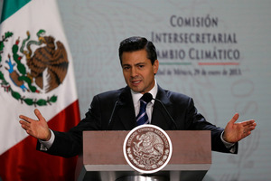 President Enrique Pena Nieto wants a new era of co-operation with the Asia-Pacific region. Photo / AP