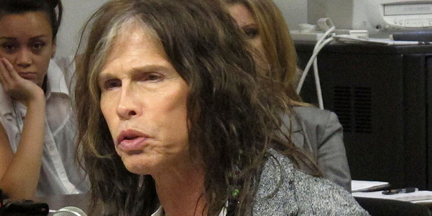 Steven Tyler testifying on celebrity privacy during a hearing in Honolulu. The Steven Tyler Act will create a civil violation for people who take photos or videos of others' private moments. Photo / AP