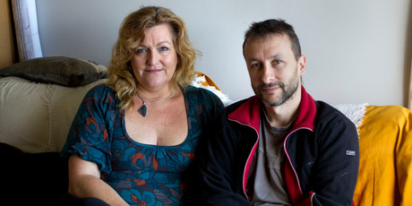 Angel Garden and Steve Paris were told none of their three daughters was welcome at the Rudolf Steiner School in Titirangi. Photo / Steven McNicholl
