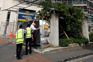 Who thanked Mainzeal for the jobs they provided? Photo / Michael Craig
