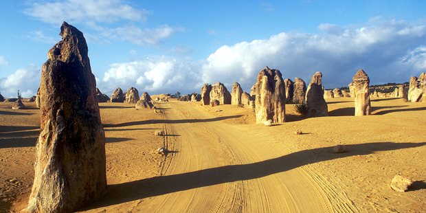 The Pinnacles at Nambung National Park, formed about 25,000 years ago, attract almost 200,000 visitors a year. Photo / Supplied