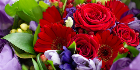 Valentine's Day saw a slight lift in spending on flowers and gifts, but that was countered by the shorter 28-day month. Photo / Greg Bowker