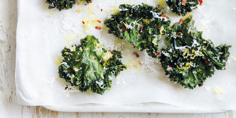 Spicy kale chips. Photo / Donna Hay Magazine