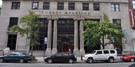 Forbes Magazine headquarters in New York City. Forbes this week published its 2013 Billionaires List. Photo / Wiki Commons