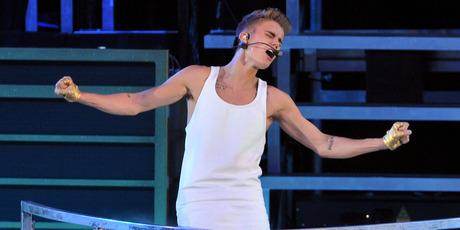 Justin Bieber performs live on stage at 02 Arena in London. Photo / Getty