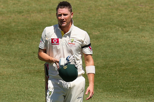 Aussie skipper Michael Clarke. Photo / Getty Images