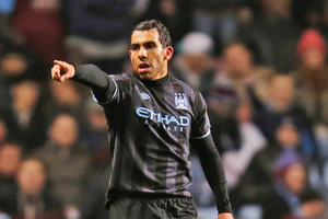 Carlos Tevez. Photo / AP