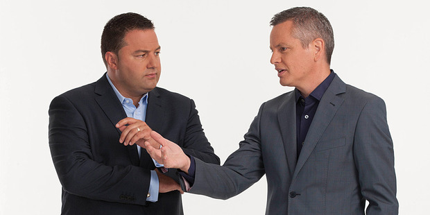 Duncan Garner and Guyon Espiner host 3rd Degree. Photo/supplied