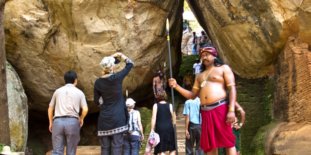 The Sigiriya rock fortress. Photo / Alex Robertson