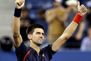 Novak Djokovic is safely through to the last 16 at the Indian Wells tennis Masters in California. Photo / Getty Images.
