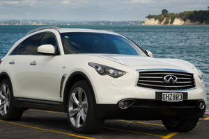 The Infiniti FX50S oozes style on the exterior and in its many interior features.Photo / Ted Baghurst